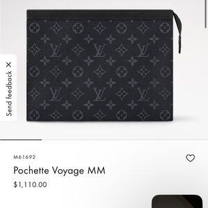 Louis Vuitton Monogram Black Toiletry Bag